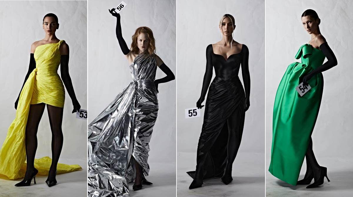 Dua Lipa, Nicole Kidman, Kim Kardashian y Bella Hadid han sido algunas de las modelos VIPS de la Alta Costura de Balenciaga