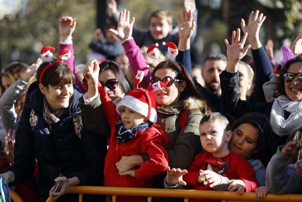 Así ha sido la Nochevieja infantil en la plaza del Ayuntamiento de València