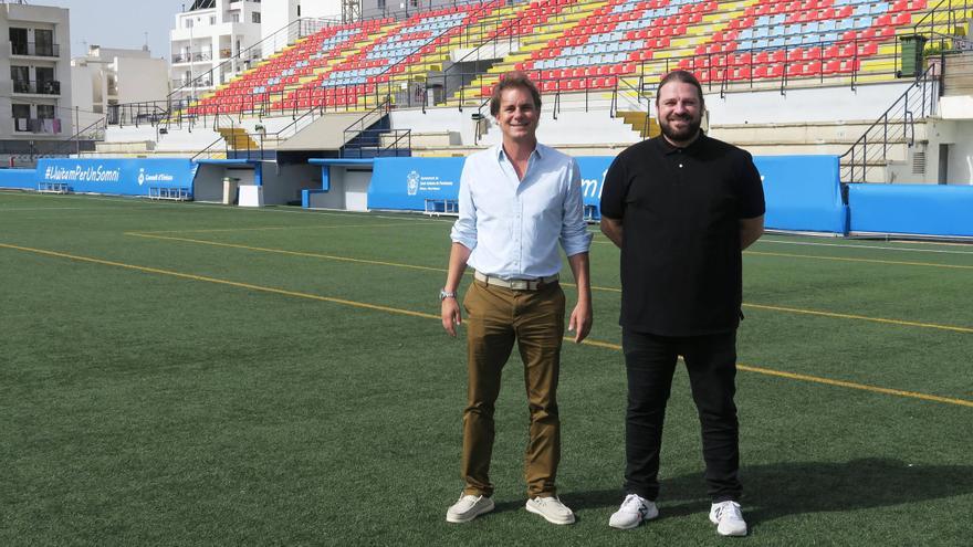 El Ayuntamiento de Sant Antoni finaliza la instalación de los protectores de los campos de fútbol municipales