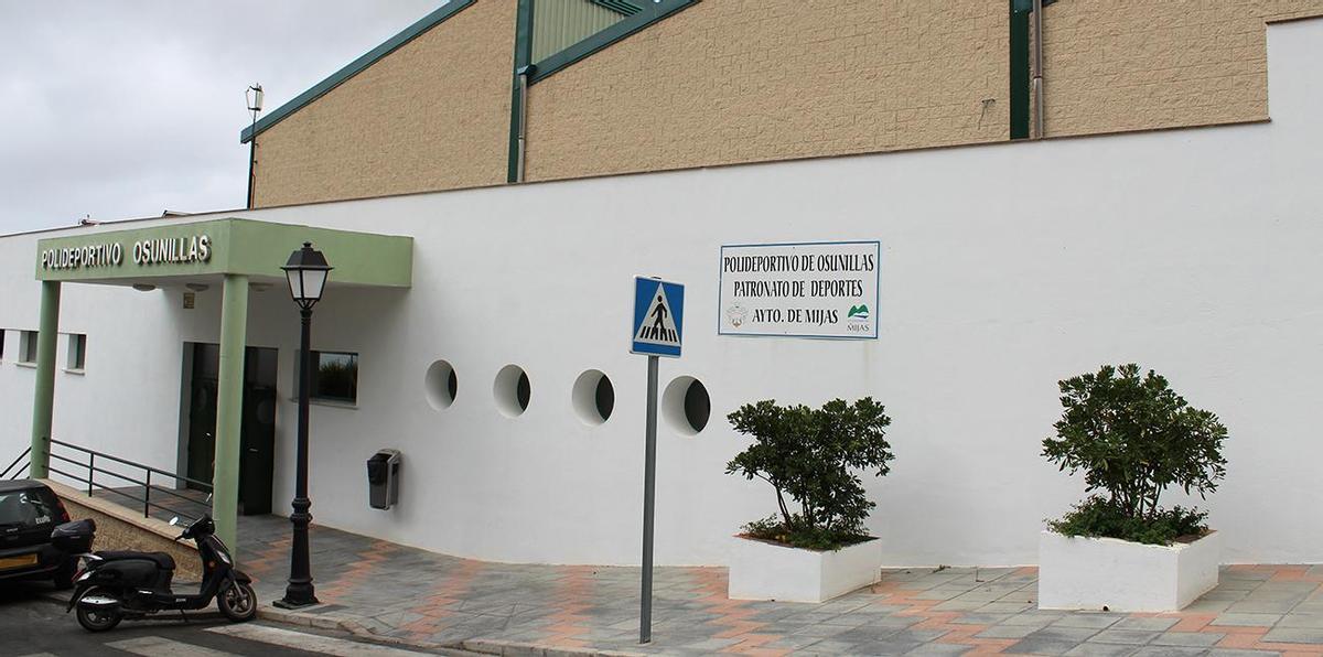 Polideportivo de Osunillas, en Mijas.