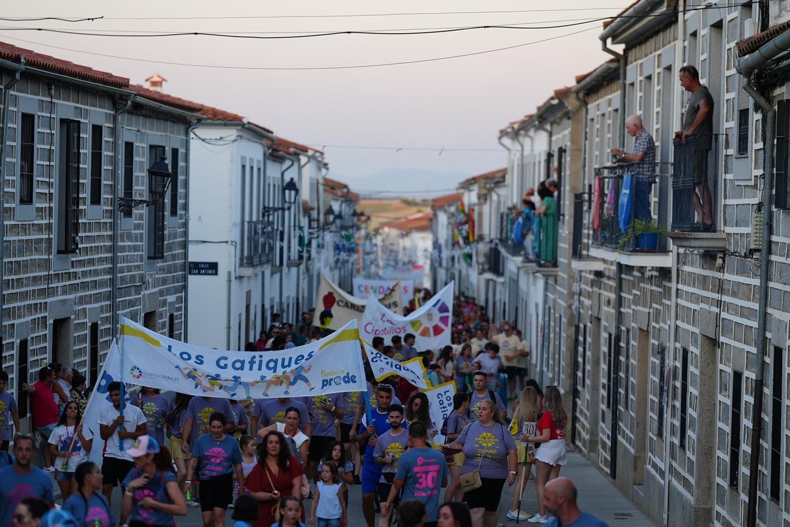 Una multitudinaria ceremonia inaugural abre las Olimpiadas Rurales de Los Pedroches