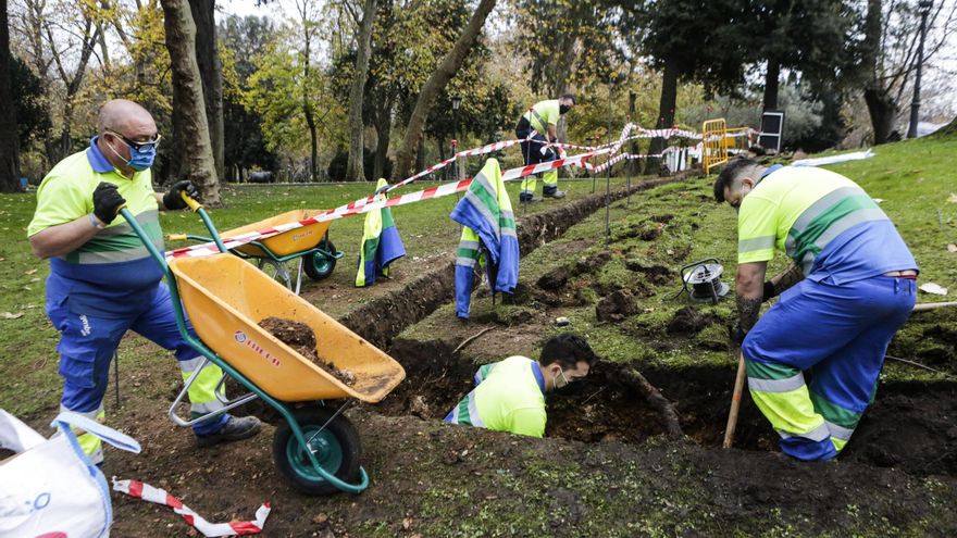 Indignación vecinal en Severies (Llanera) por la paralización de las obras de saneamiento