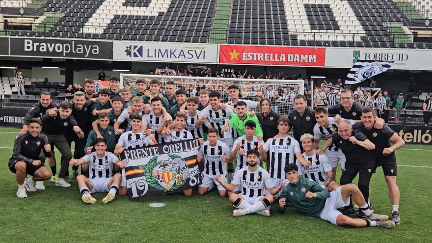 ¡El Castellón B gana y se queda en Tercera Federación! Aquí, el vídeo de la celebración