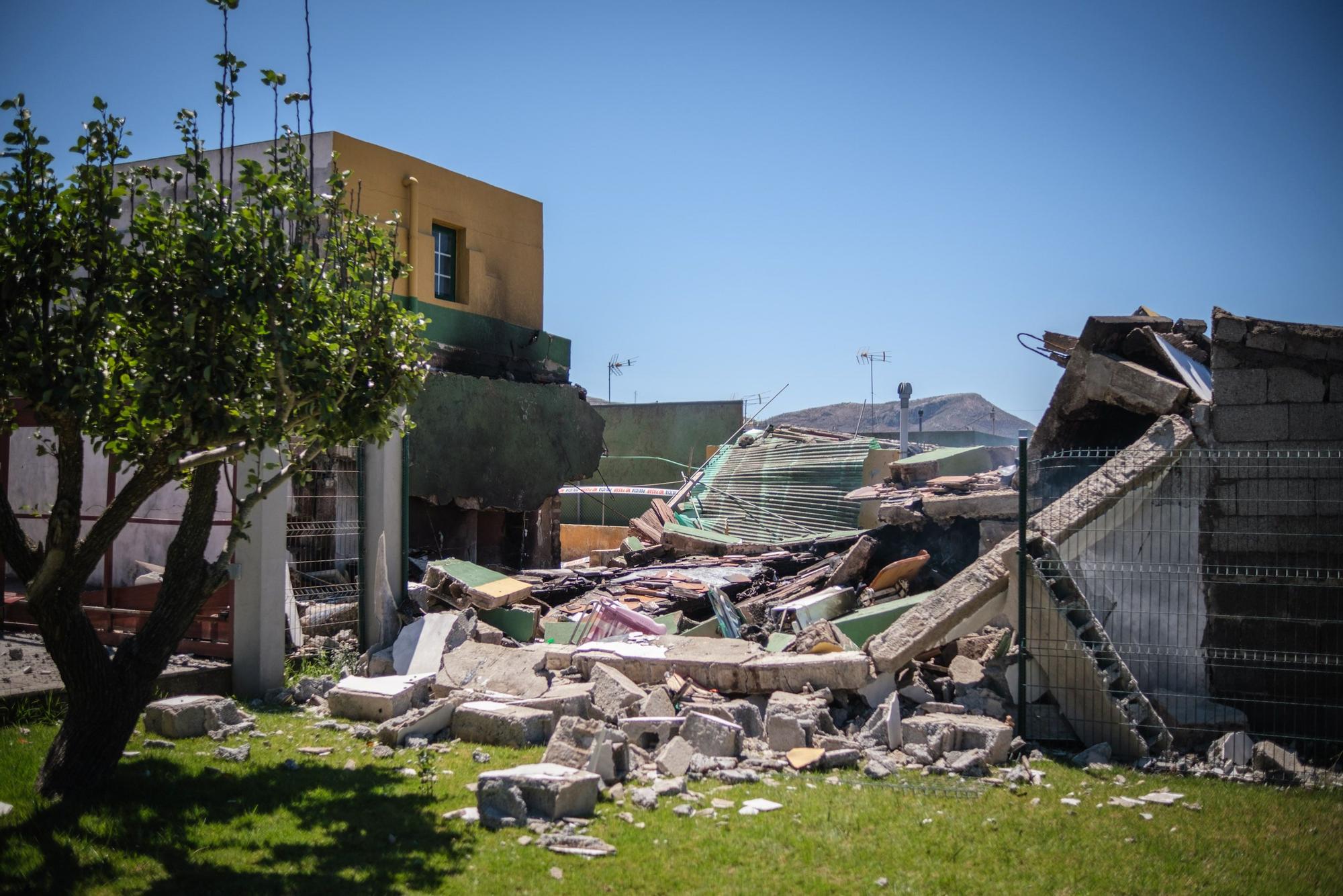 Explosión en una vivienda de La Laguna