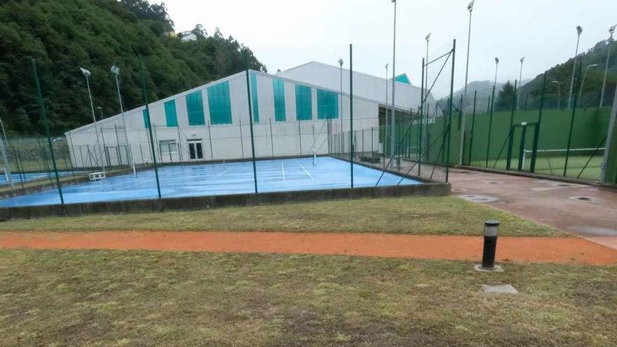 Las instalaciones deportivas de la Universidad de Oviedo en Mieres.