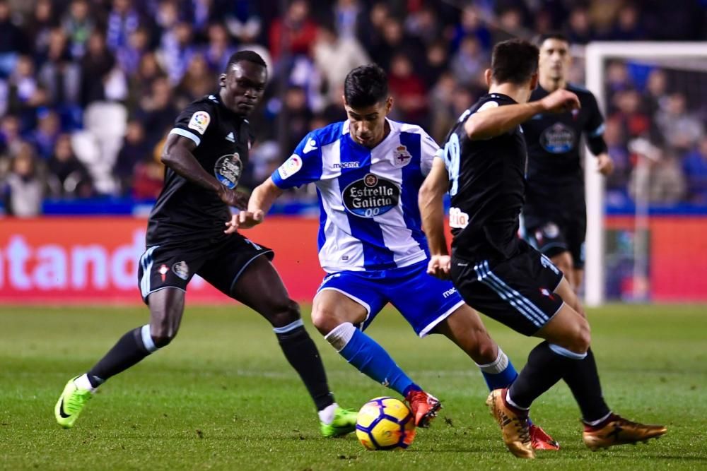 El Dépor cae ante el Celta en Riazor