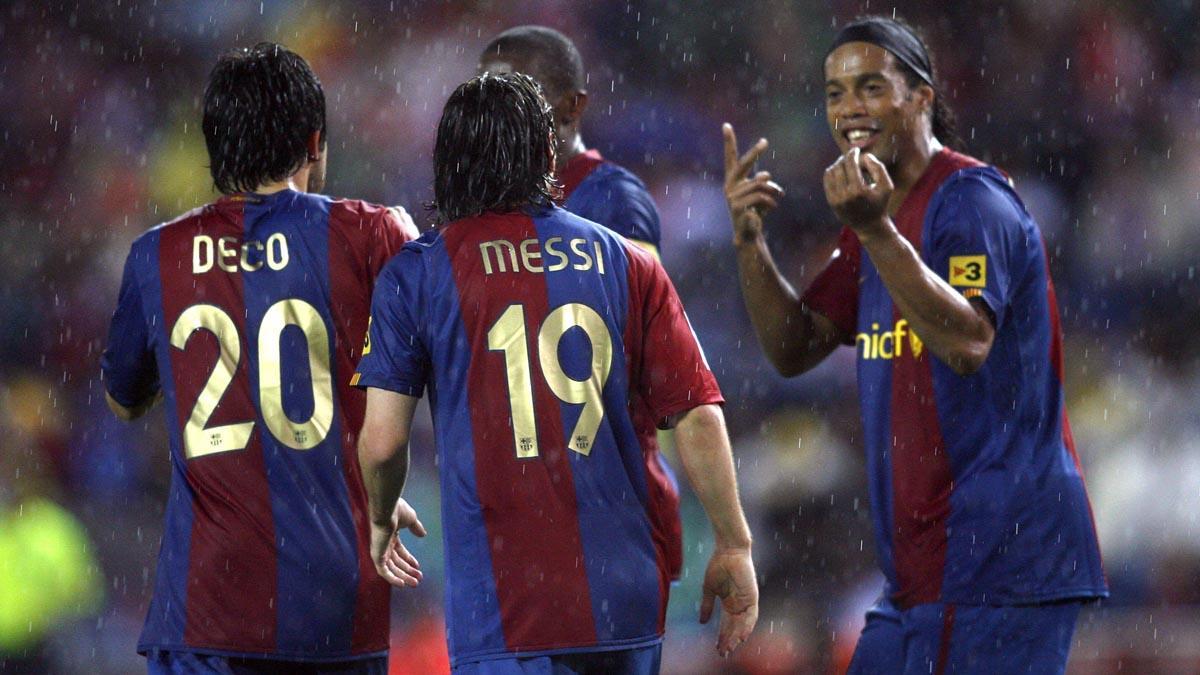 Messi jugó con el 19 entre enero de 2006 y mayo de 2008
