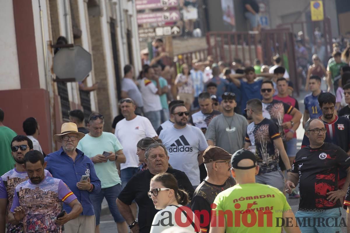El segundo encierro de las Fiestas de Moratalla se salda con un herido
