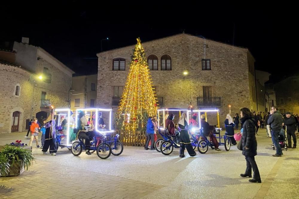 Els Reis han arribat en bicicleta a Capmany