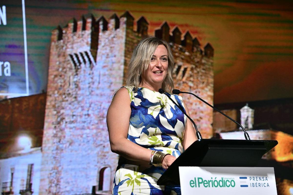 Blanca Martín, presidenta de la Asamblea de Extremadura.