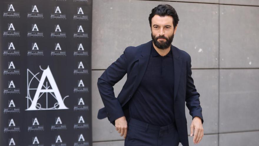 El actor Javier Rey, antes de la lectura de las tres películas preseleccionadas.