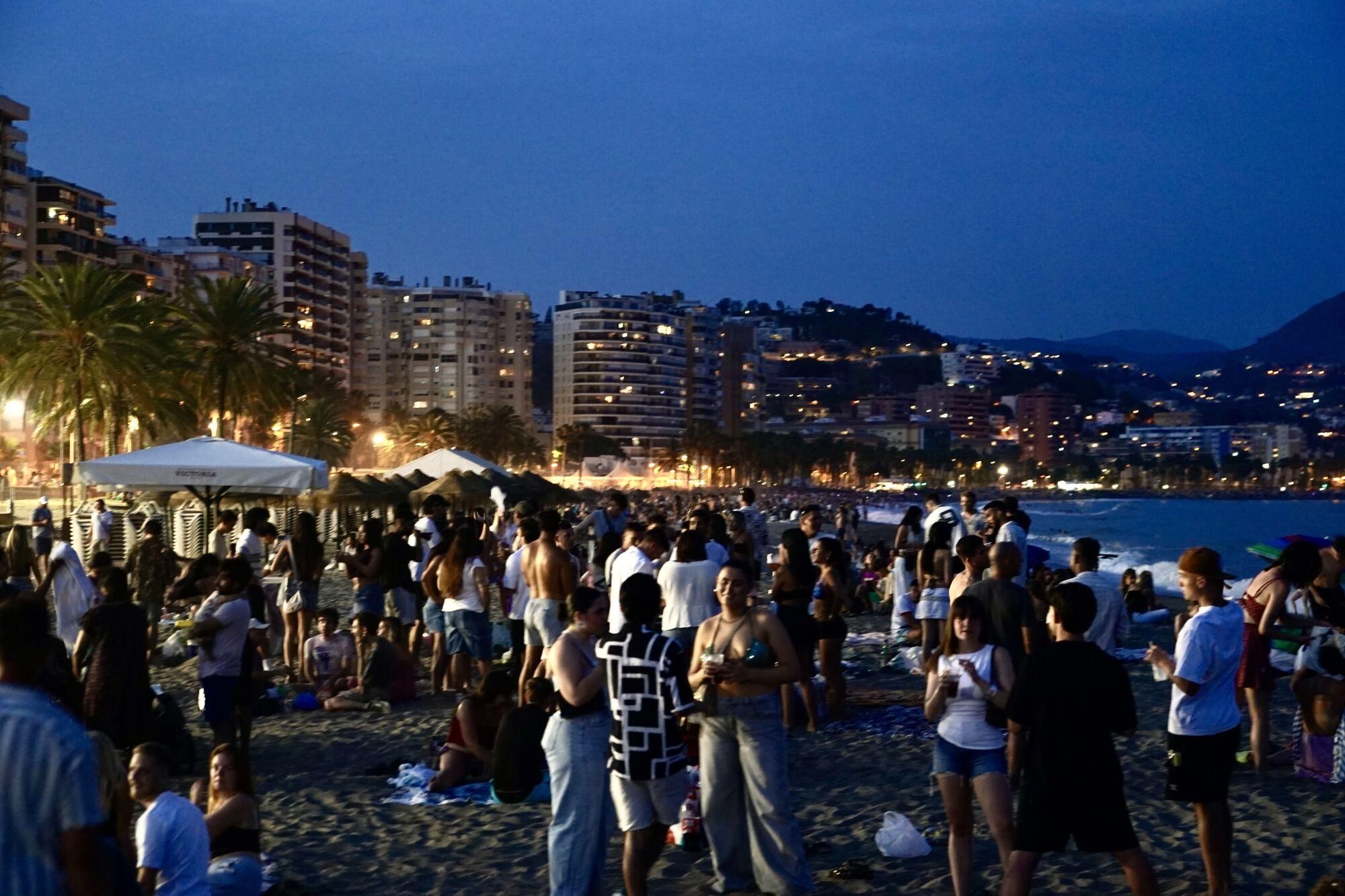 La Noche de San Juan en La Malagueta 