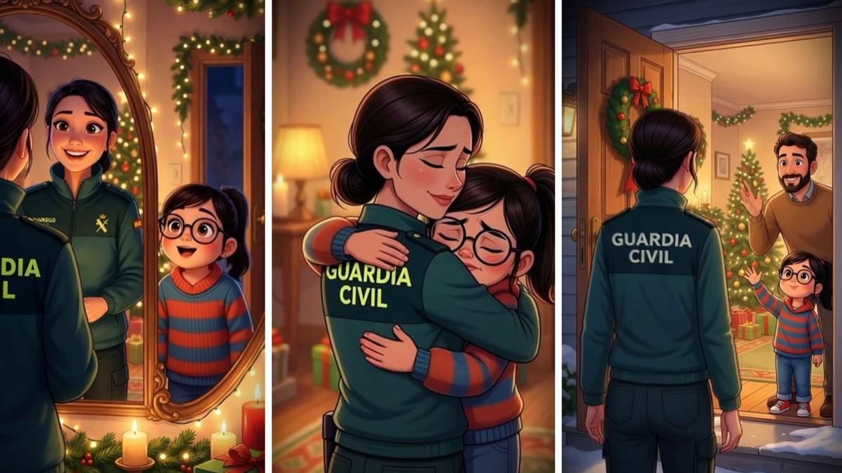 La Guardia Civil conquista la Navidad con un cortometraje cargado de emoción