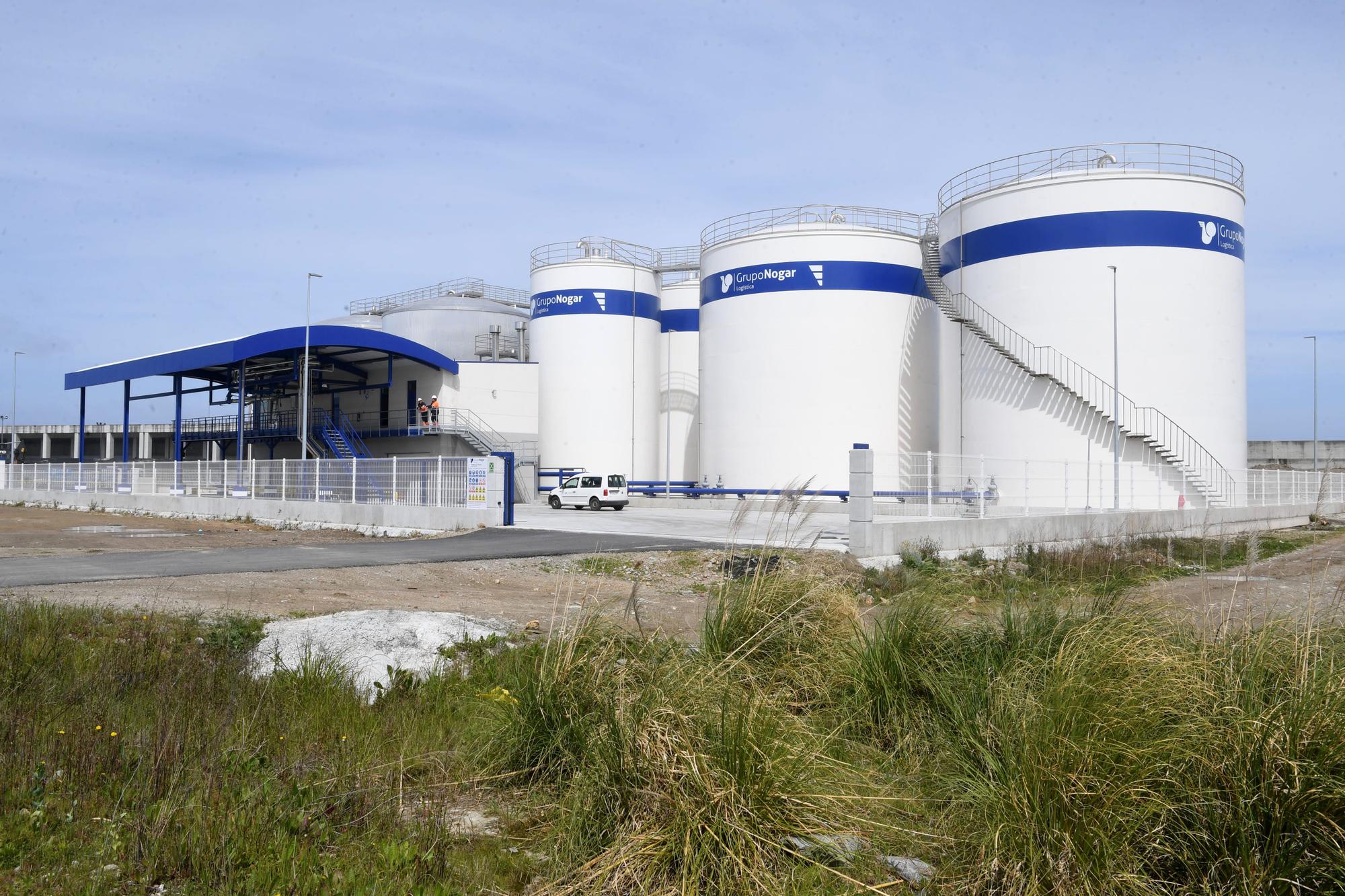 Inauguración de la nueva terminal de graneles líquidos de Galigrain en el puerto exterior