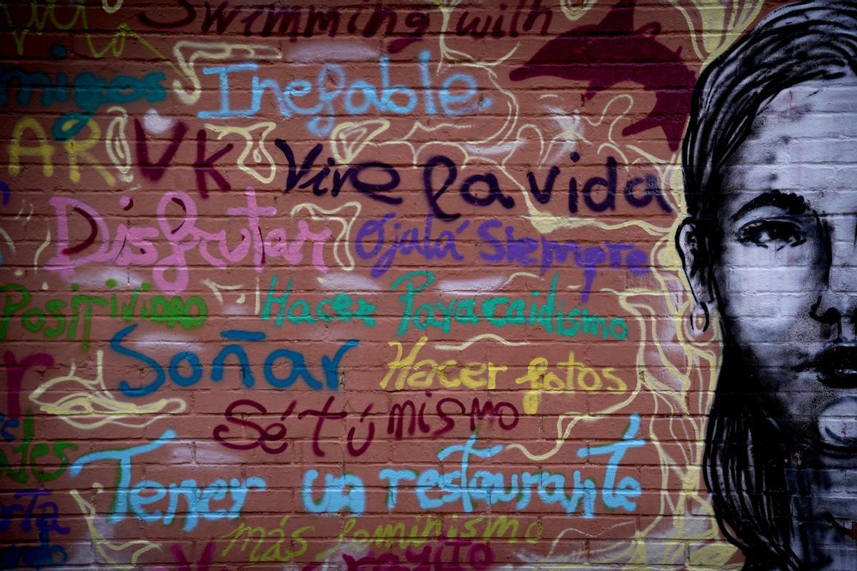 Grafitti en Vallecas.