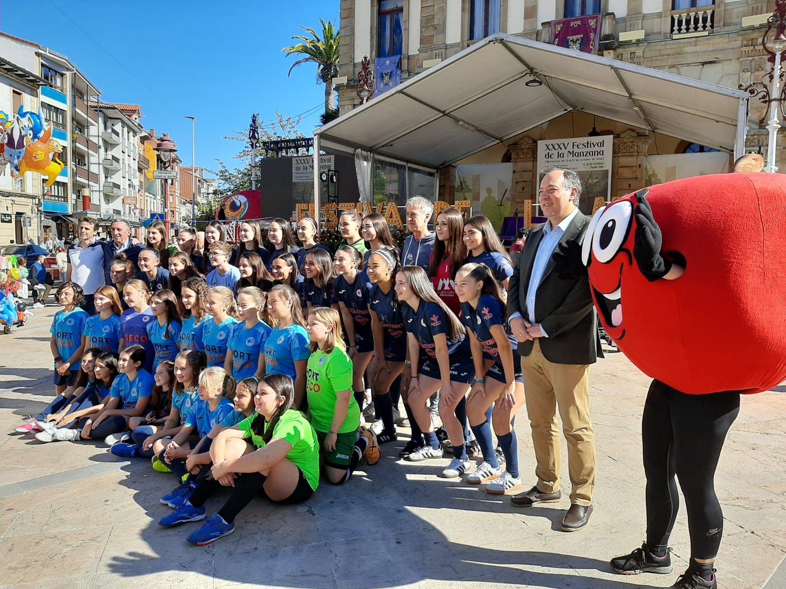 Villaviciosa abre el Festival de la Manzana: la primera mañana de actividades, en imágenes