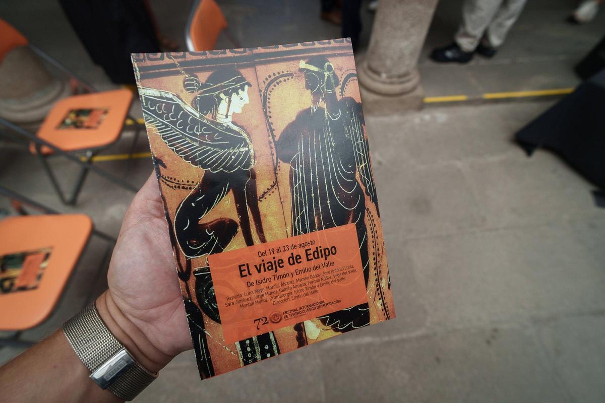 Presentación de la obra 'El viaje de Edipo' en el Festival de Teatro Clásico de Mérida.