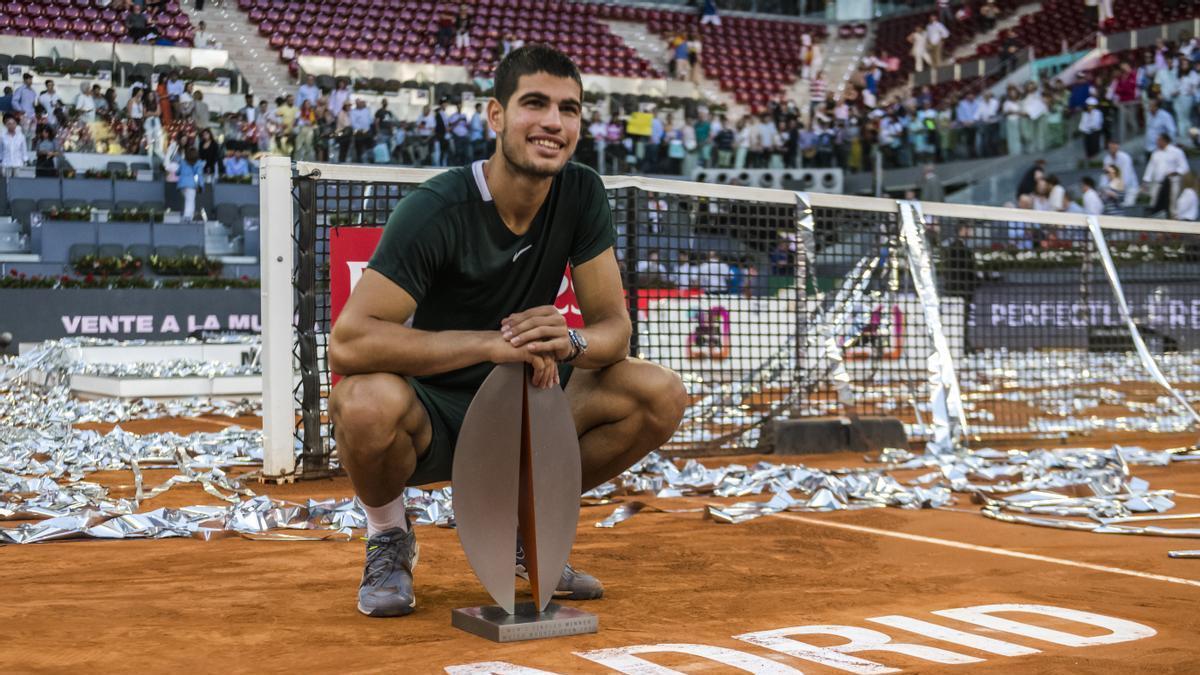 Carlos Alcaraz, con su segundo trofeo de Masters 1000 en un mes