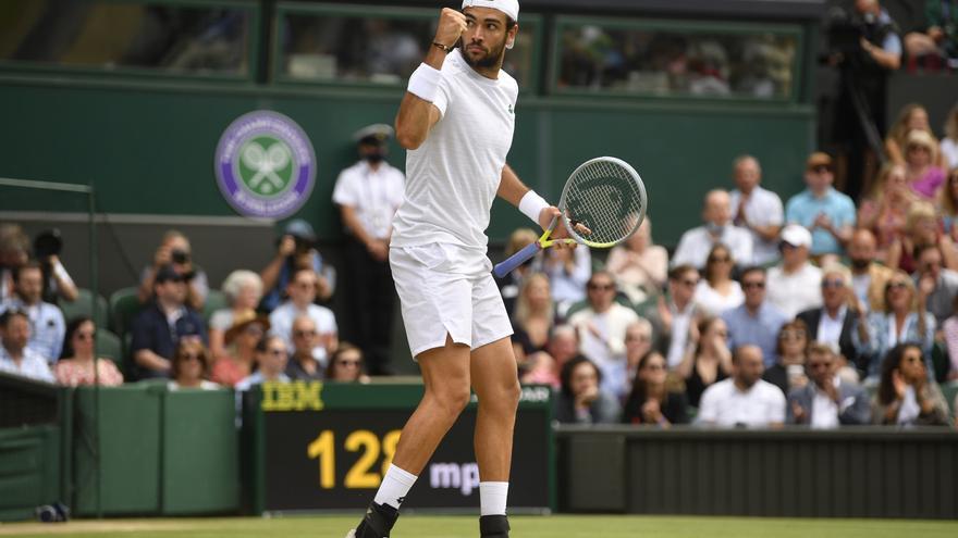 Berrettini se deshace de Hurkacz y jugará su primera final de Grand Slam