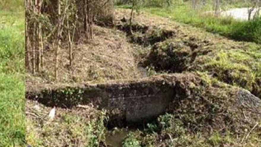 Estado en el que quedó el río tras la limpieza.