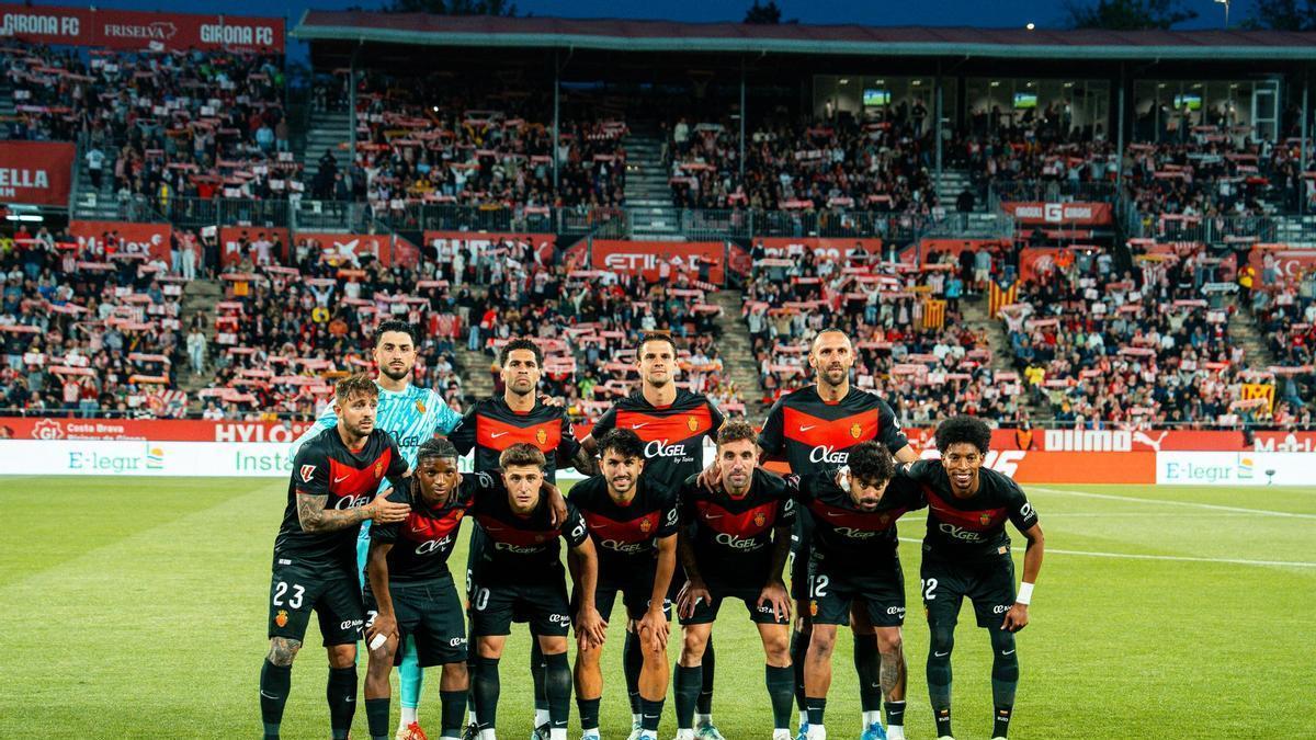Once del Mallorca que venció al Girona el pasado viernes en Montilivi.