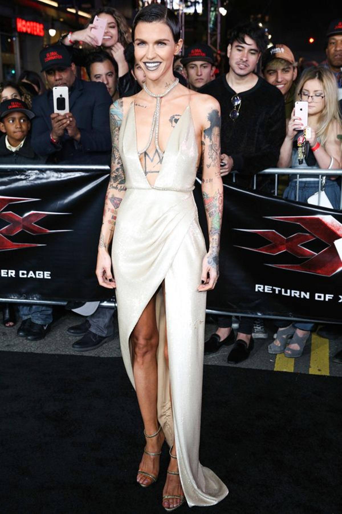 Ruby Rose en la premiere de xXx Return of Xander Cage  Woman 