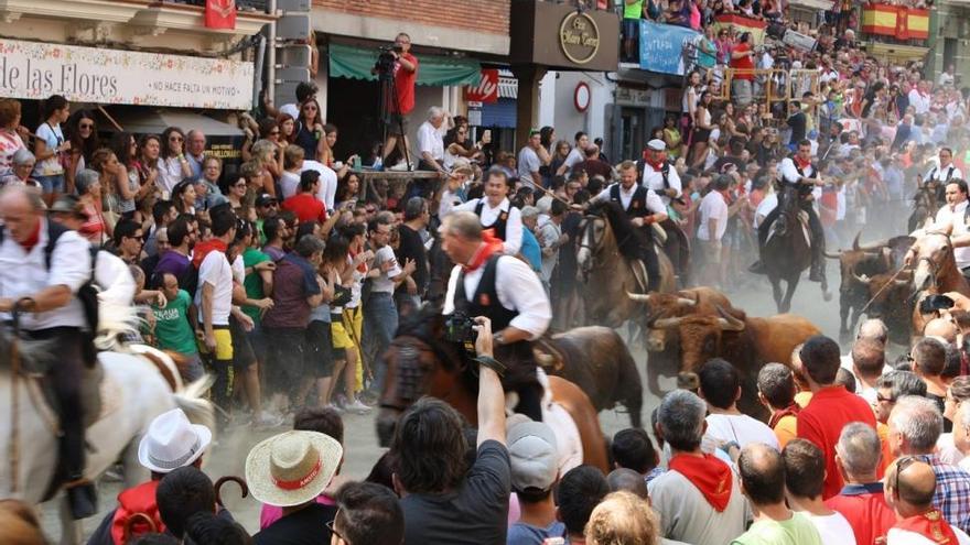 Un veloz toro colorado pone la emoción de la cuarta Entrada de Segorbe