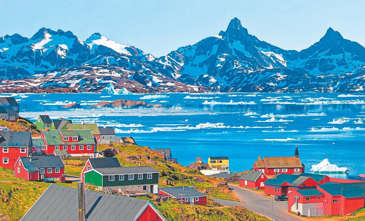 Imatge de Nuuk, és la capital i ciutat més gran de Groenlàndia