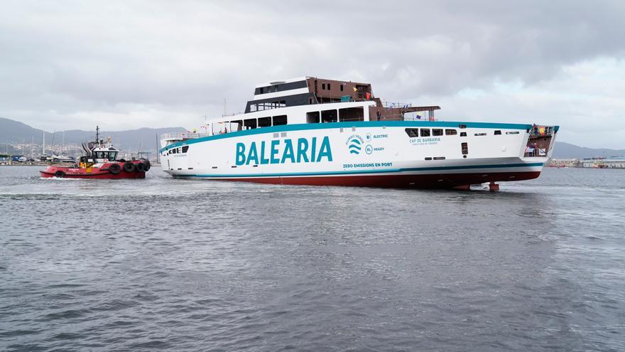 Baleària bota el ferri eléctrico que incorporará a la línea Ibiza-Formentera