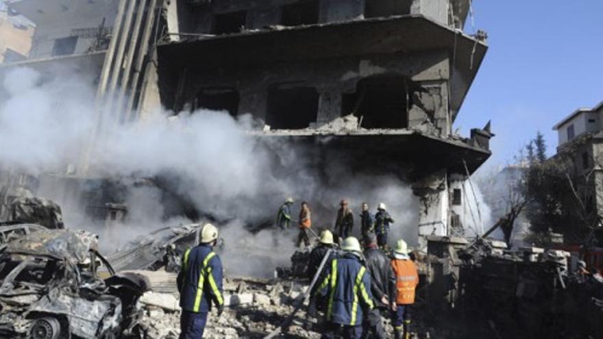 Doble atentado en Damasco contra edificios de seguridad