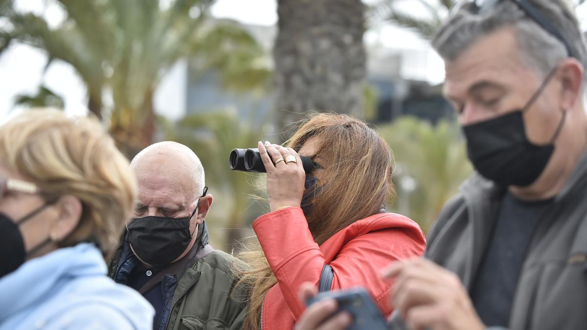 Los Reyes y sus hijas visitan Cartagena para la puesta a flote del submarino S81