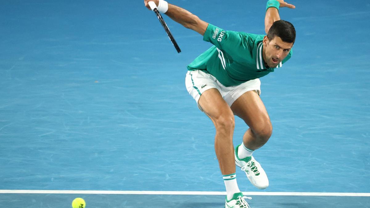Novak Djokovic se impuso a Alexander Zverev en el partido de cuartos de final del Open de Australia