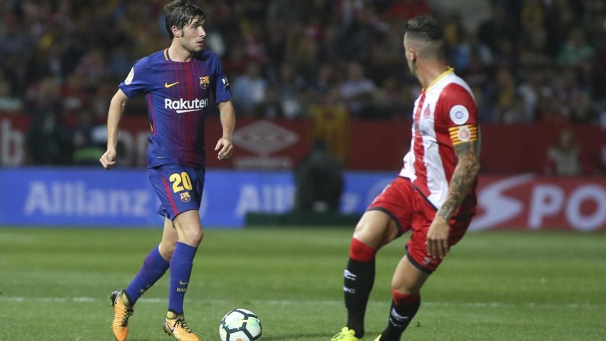 El Girona - FC Barcelona en Montilivi acabó 0-3