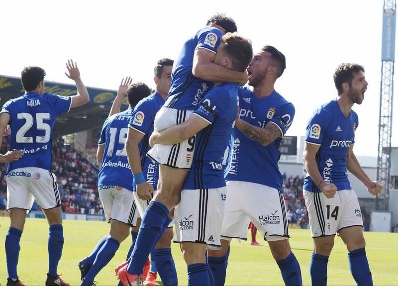 El partido entre el Lugo y el Real Oviedo, en imágenes