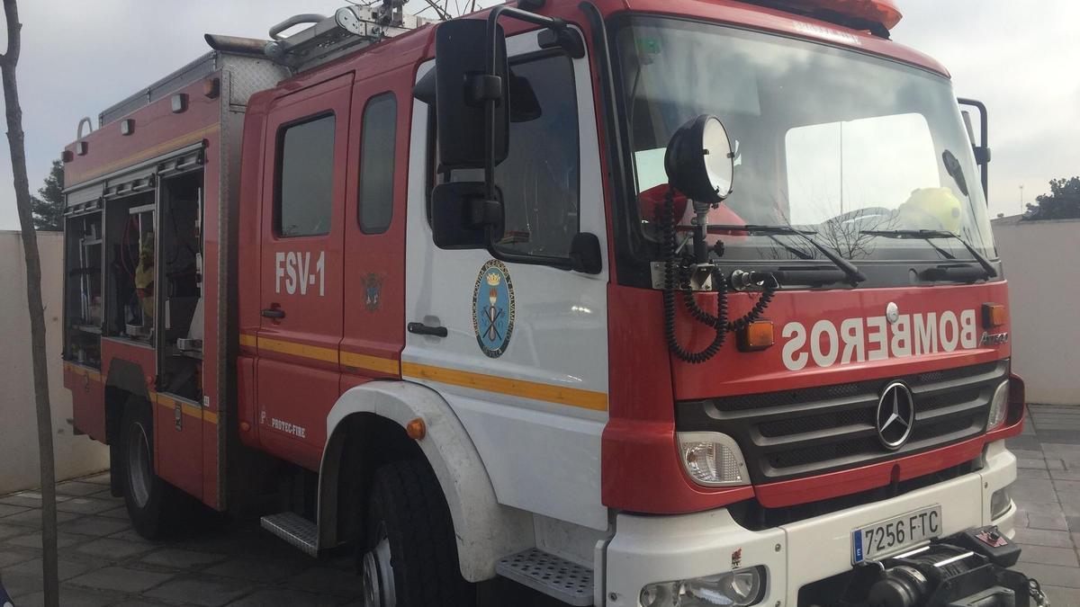 Imagen de un camión de bomberos.