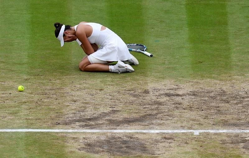 Imágenes de la victoria de Muguruza