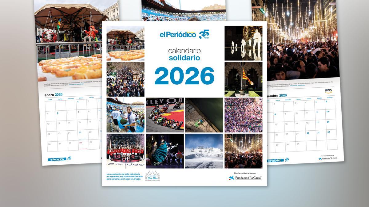 El calendario saldrá a la venta el viernes 20 de diciembre.