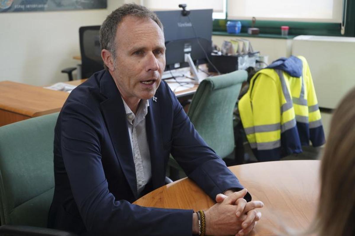 Xavier Bosch, al seu despatx a les instal·lacions del parc de Bufalvent