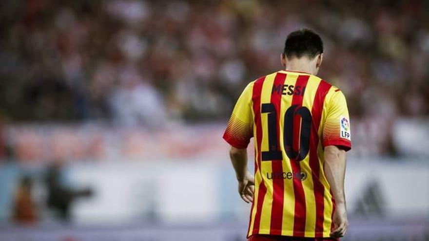 Messi, baja ante el Málaga