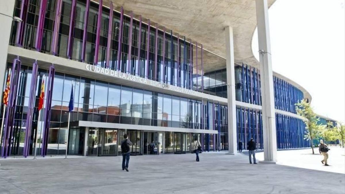 Sede de los juzgados de familia en la Ciudad de la Justicia de Zaragoza.