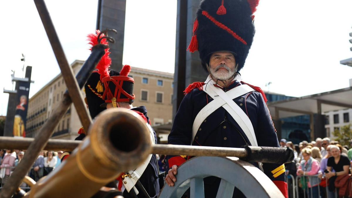 Zaragoza recrea el Primer Sitio de 1808