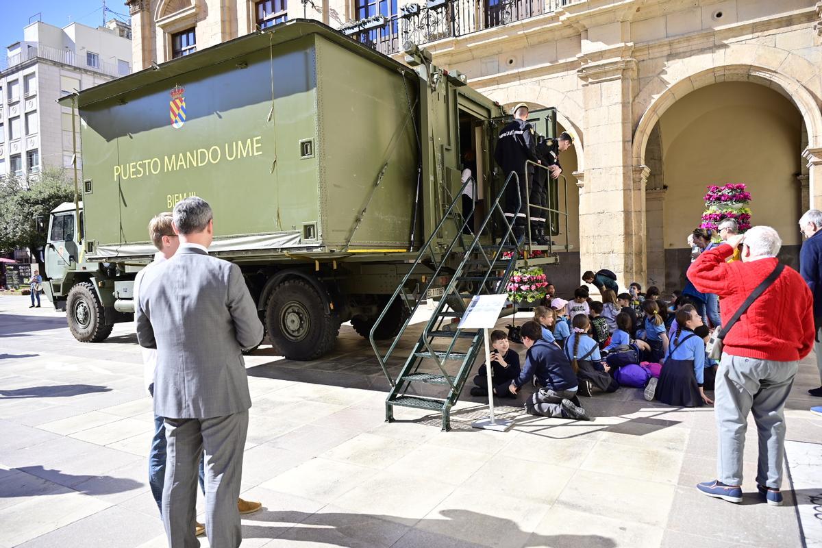 La UME conquista a la ciudadanía de Castelló