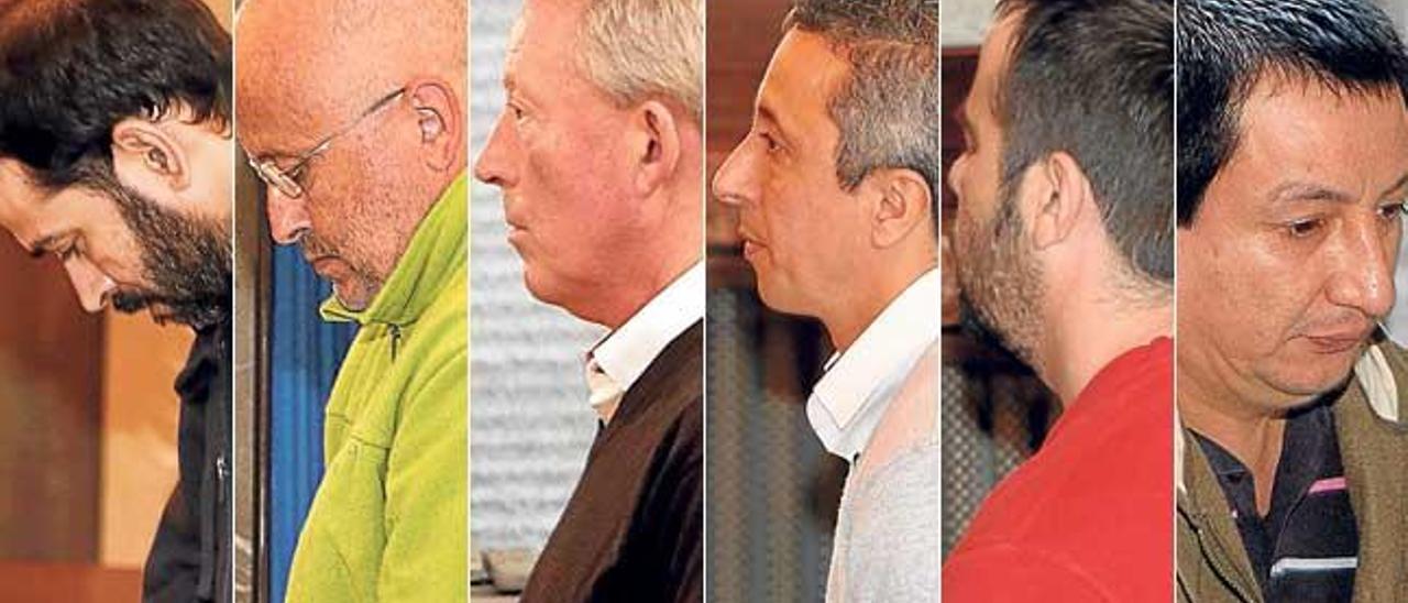 Mustapha Merzoug, Joan Bestard Palou, Axel Hellebrand, Zouhair Radi, Hermenegildo Fernández y Augusto Vega.