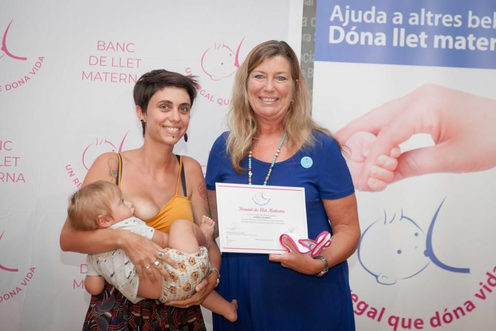 Homenaje a 53 madres que en 2018 donaron 302,5 litros de leche materna