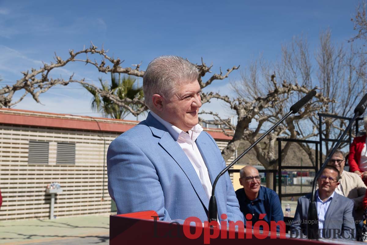 Presentación de José Vélez como candidato del PSOE a la presidencia de la Comunidad