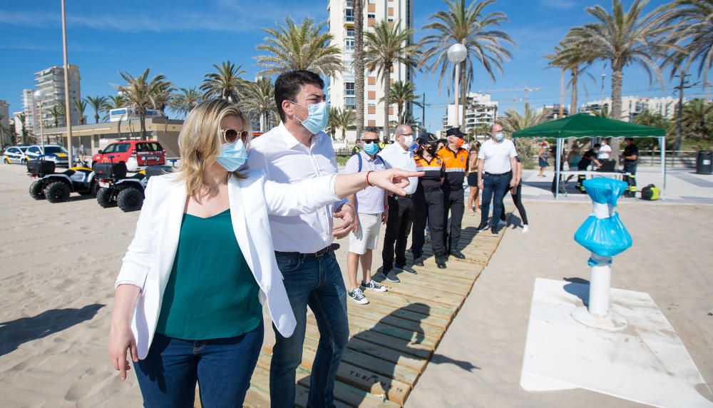 Alicante toma medidas en sus playas para pasar a la Fase 2.