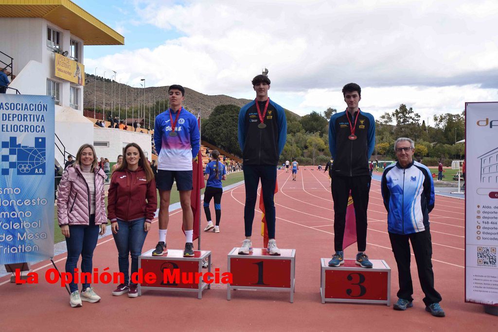 Regional absoluto y sub-23 de atletismo en Lorca