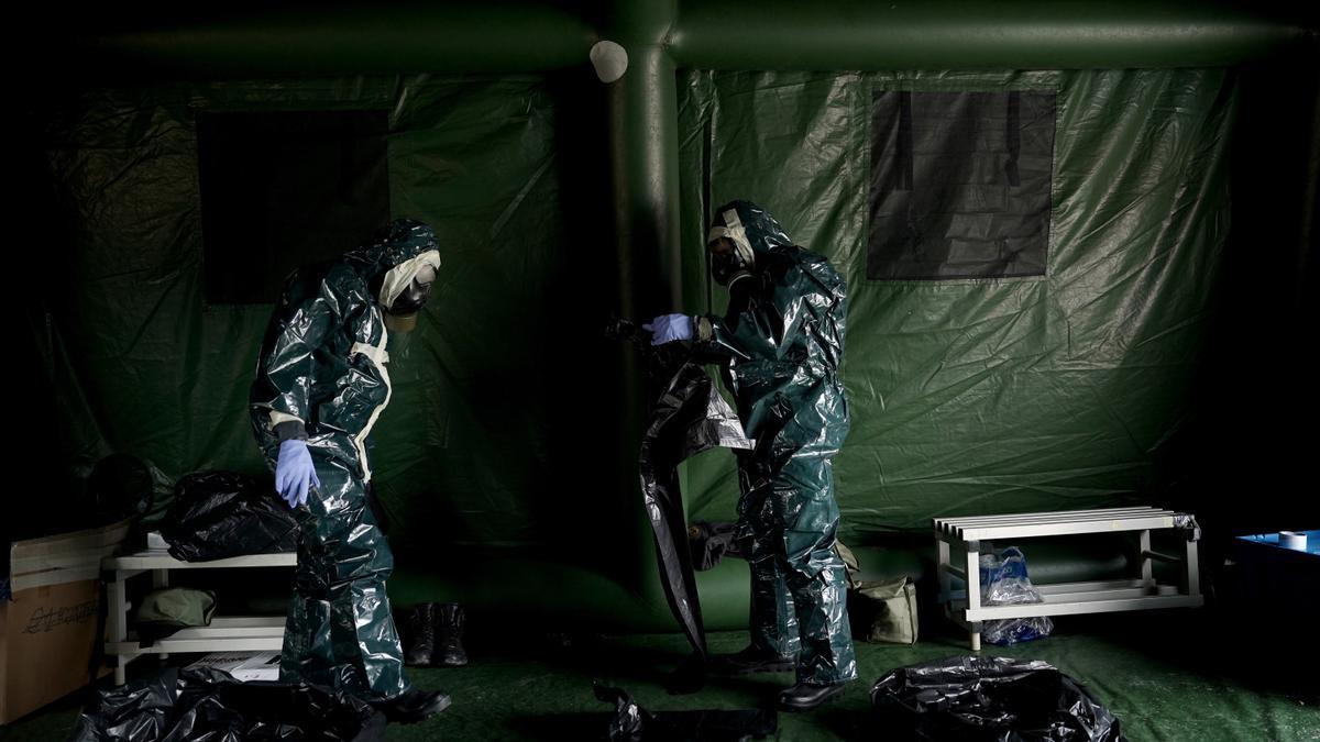 Interior realiza un simulacro de accidente nuclear en Madrid