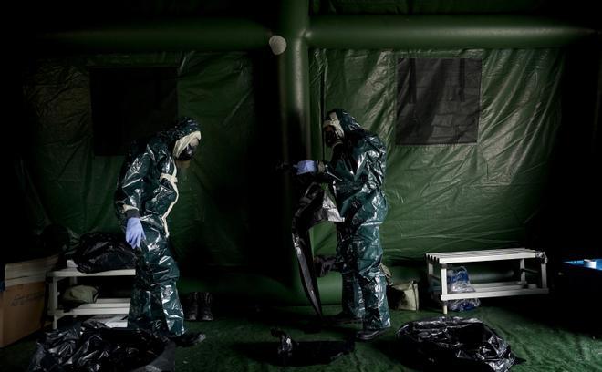 Interior realiza un simulacro de accidente nuclear en Madrid