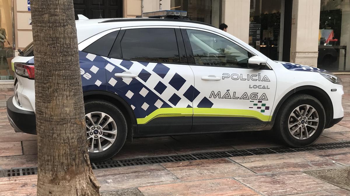 Vehículo de la Policía Local de Málaga.